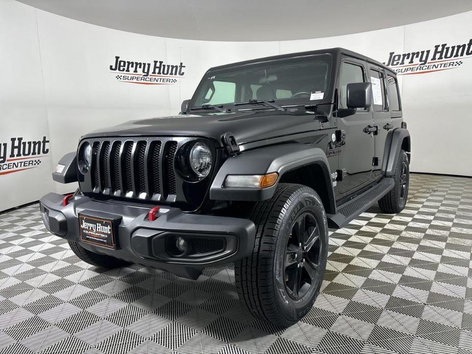 used 2021 Jeep Wrangler Unlimited car, priced at $28,400