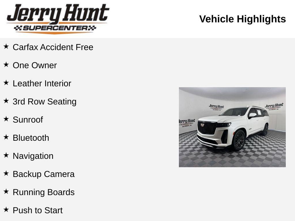 used 2024 Cadillac Escalade car, priced at $124,500