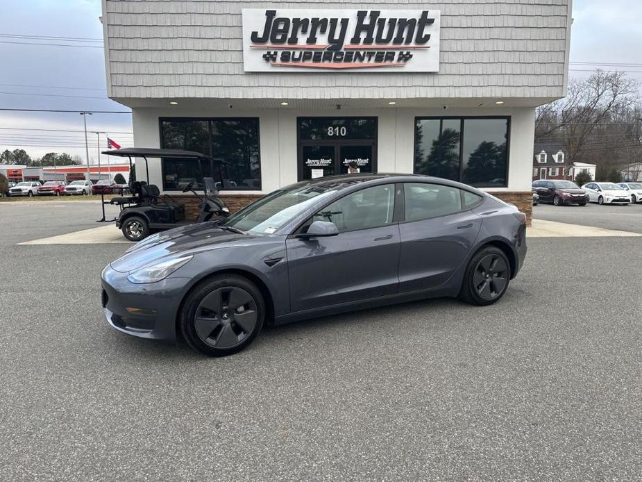 used 2023 Tesla Model 3 car, priced at $27,500