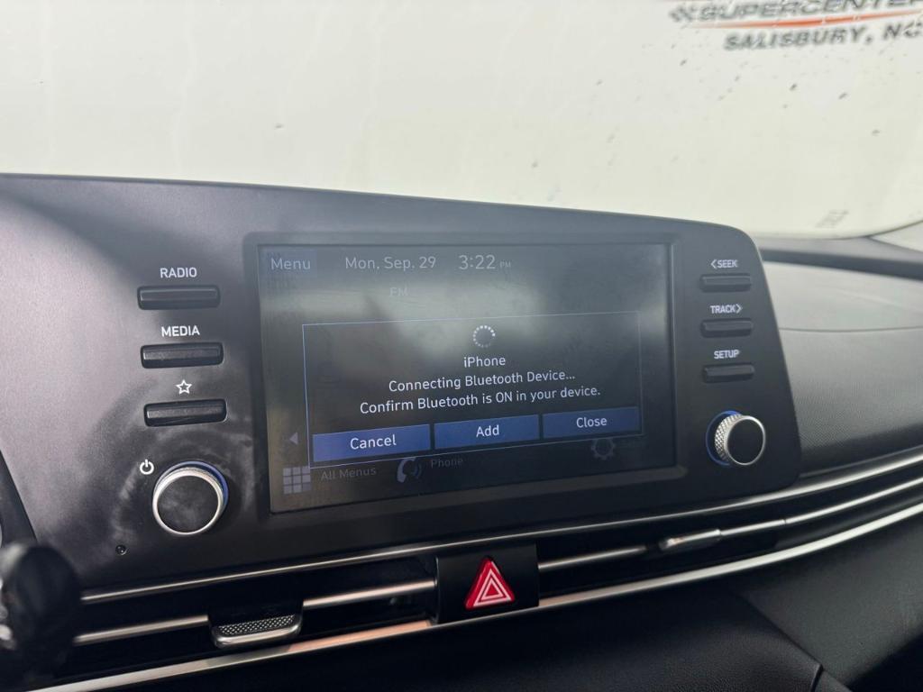 used 2021 Hyundai Elantra car, priced at $18,000