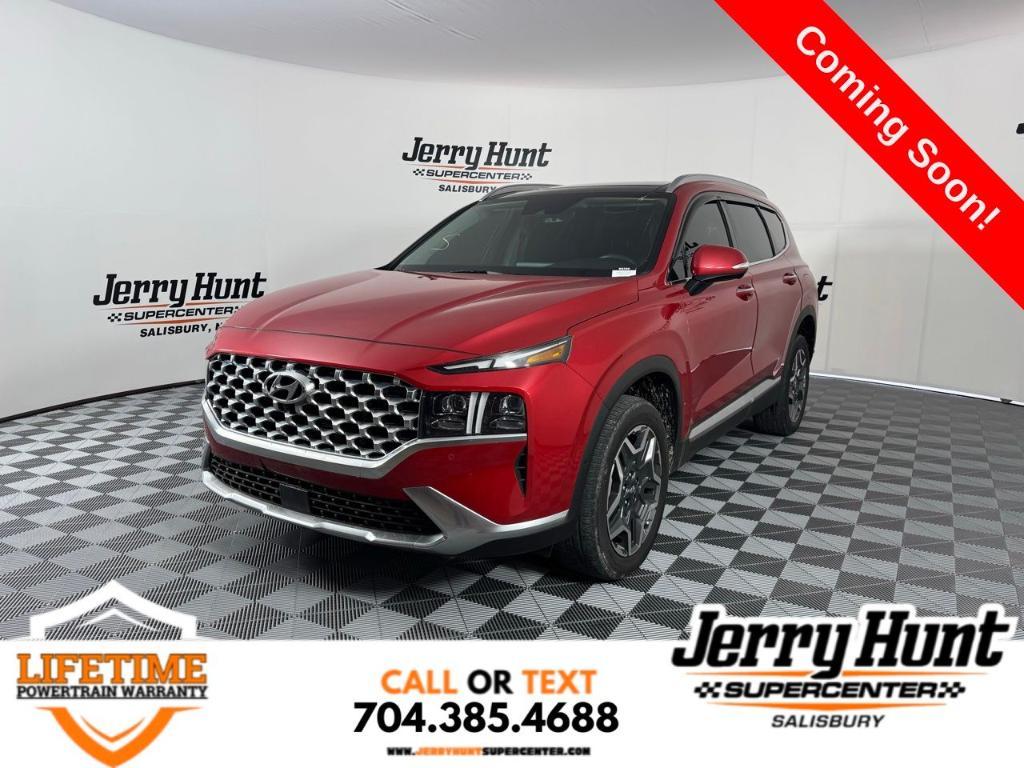 used 2022 Hyundai Santa Fe car, priced at $27,300