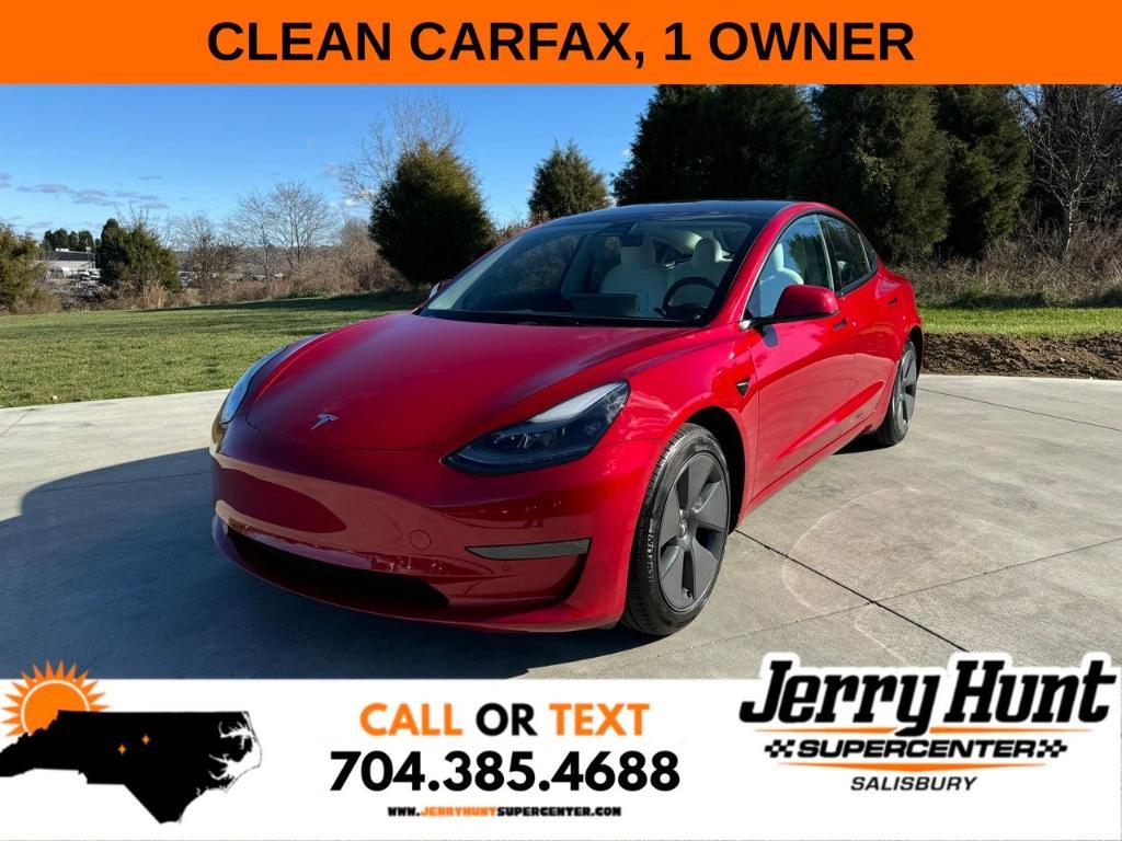 used 2022 Tesla Model 3 car, priced at $25,988