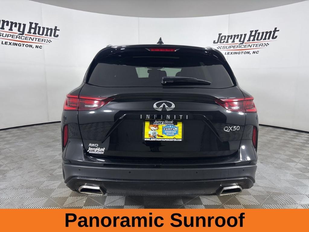 used 2022 INFINITI QX50 car, priced at $28,499
