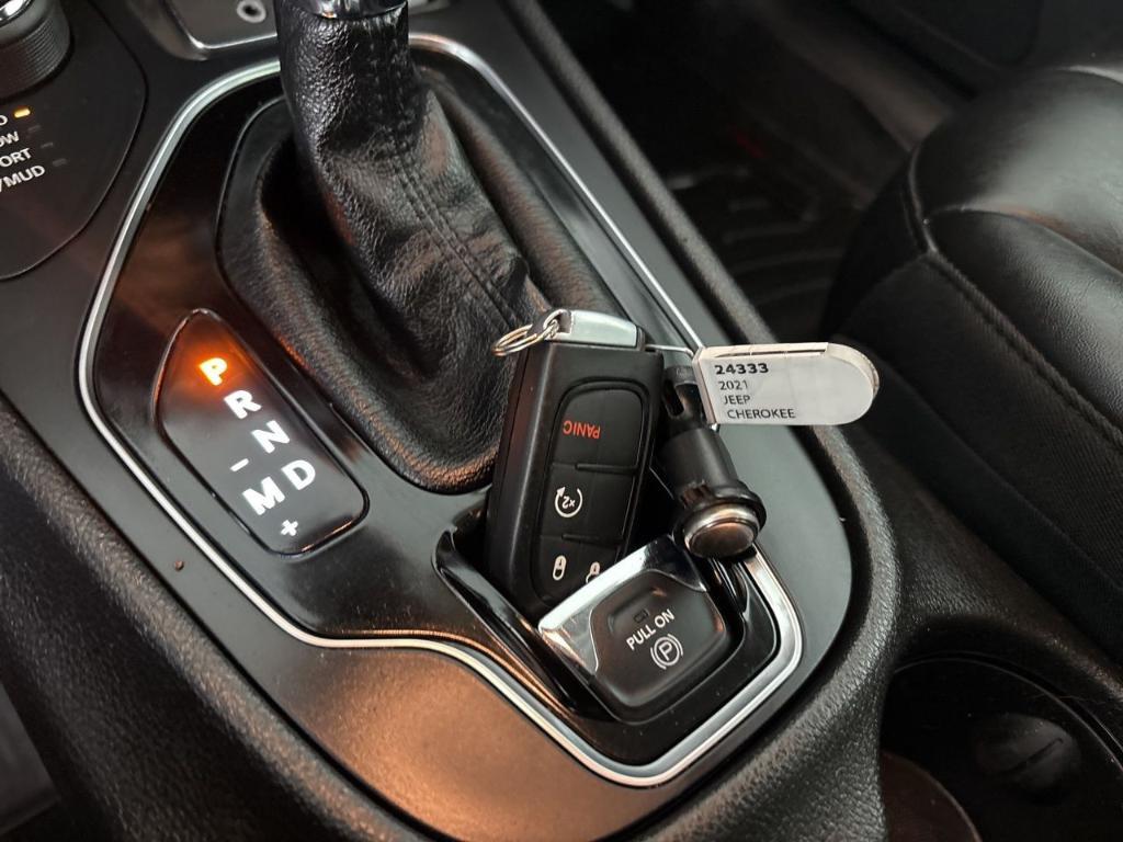 used 2021 Jeep Cherokee car, priced at $21,600