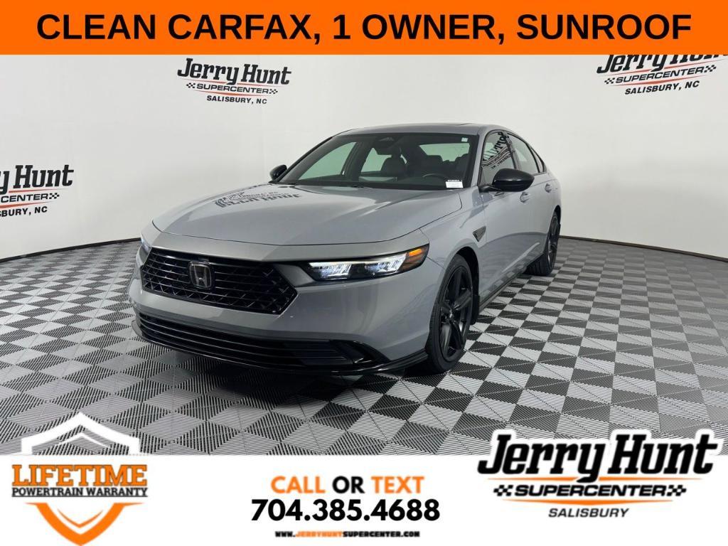 used 2023 Honda Accord Hybrid car, priced at $27,600