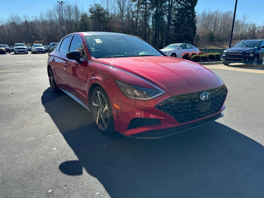 used 2021 Hyundai Sonata car, priced at $18,998