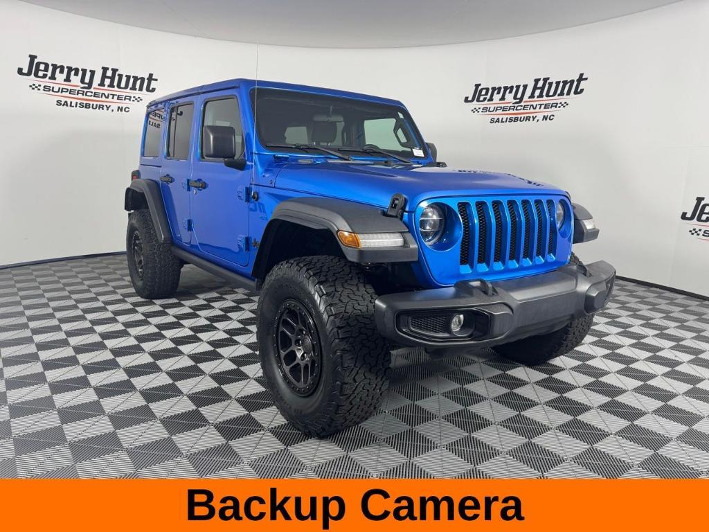 used 2022 Jeep Wrangler Unlimited car, priced at $34,600