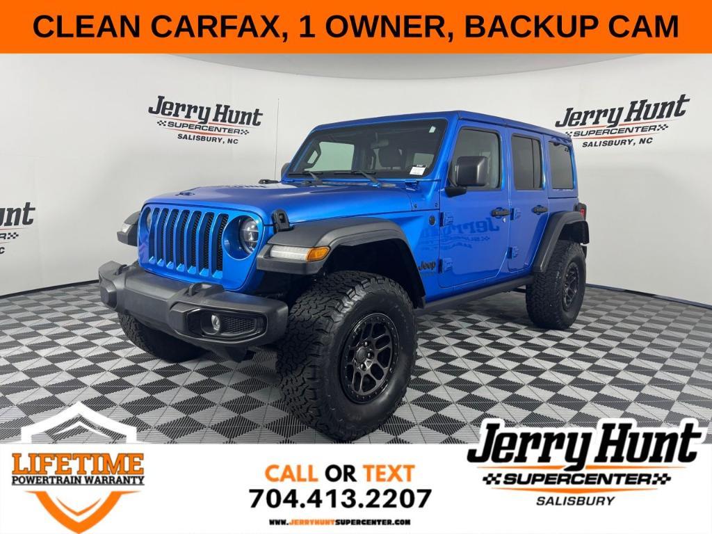 used 2022 Jeep Wrangler Unlimited car, priced at $37,800