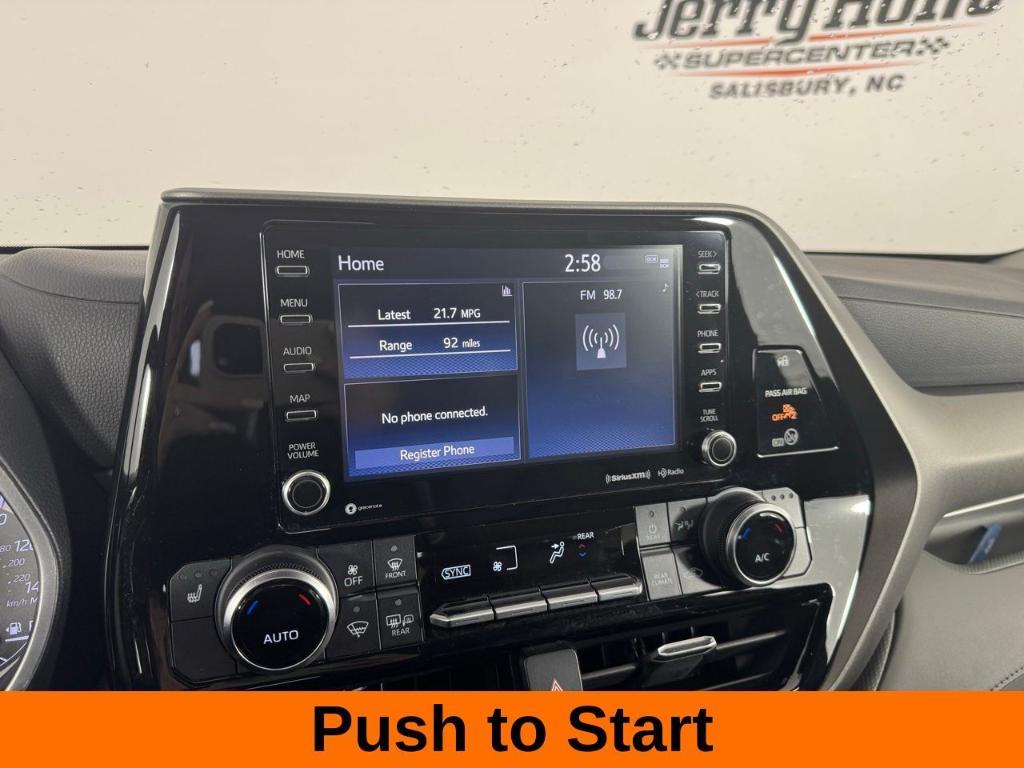 used 2022 Toyota Highlander car, priced at $33,000
