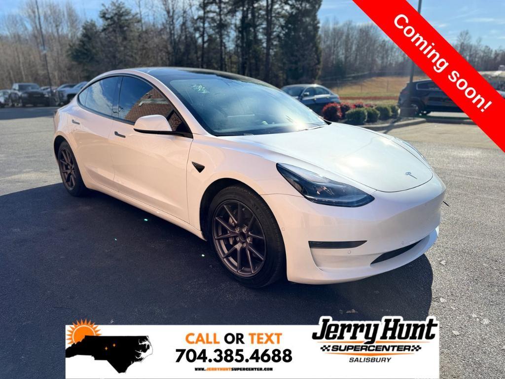 used 2021 Tesla Model 3 car, priced at $23,000