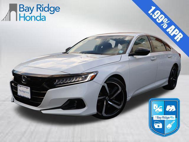 used 2021 Honda Accord car, priced at $24,495