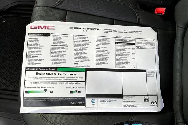 new 2025 GMC Sierra 2500 car, priced at $84,990