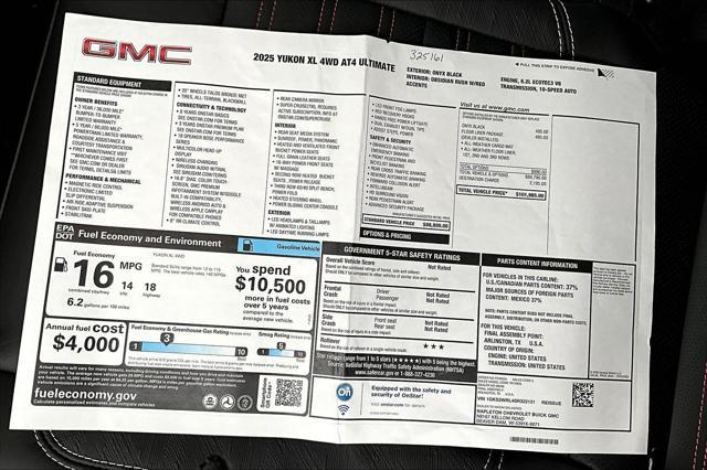 new 2025 GMC Yukon XL car, priced at $101,985