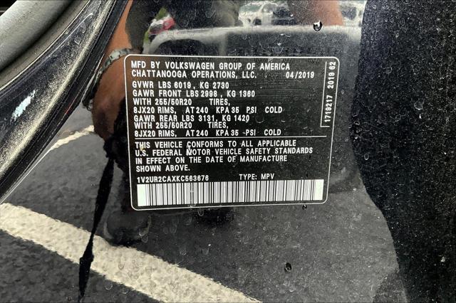 used 2019 Volkswagen Atlas car, priced at $18,986