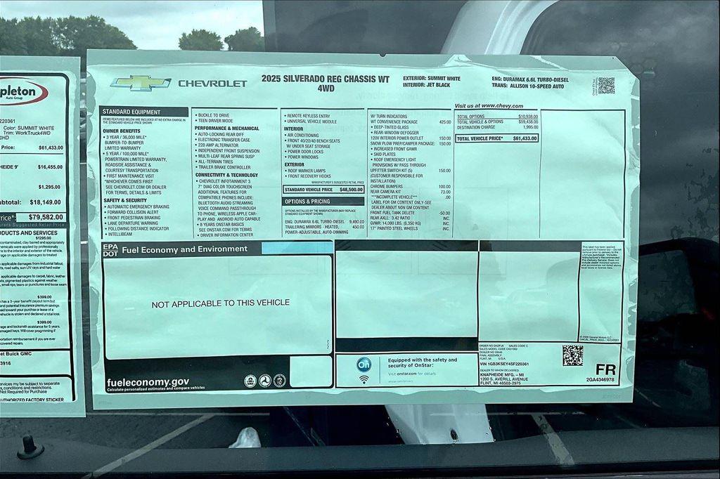 new 2025 Chevrolet Silverado 3500 car, priced at $54,933