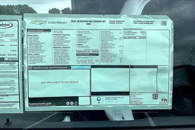 new 2025 Chevrolet Silverado 3500 car, priced at $55,683