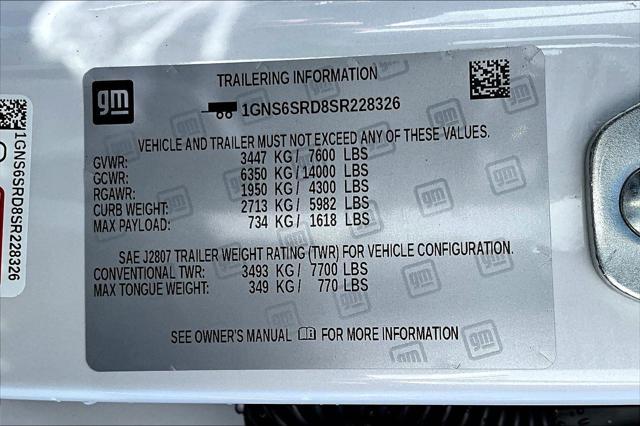 new 2025 Chevrolet Tahoe car, priced at $85,255