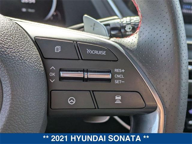 used 2021 Hyundai Sonata car, priced at $20,399