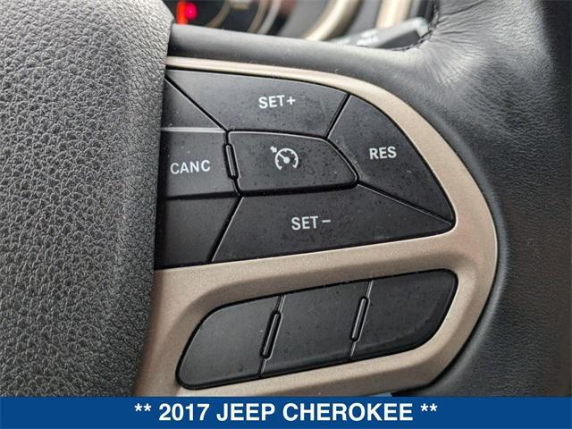 used 2017 Jeep Cherokee car, priced at $17,565