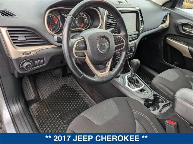 used 2017 Jeep Cherokee car, priced at $17,565