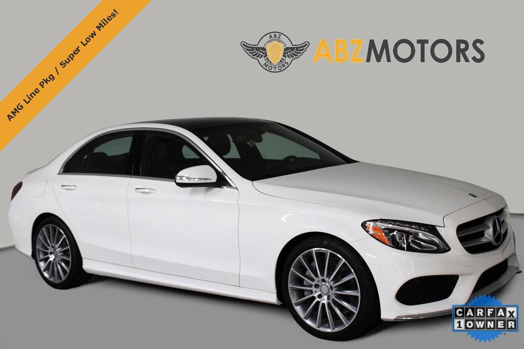 used 2015 Mercedes-Benz C-Class car, priced at $27,991