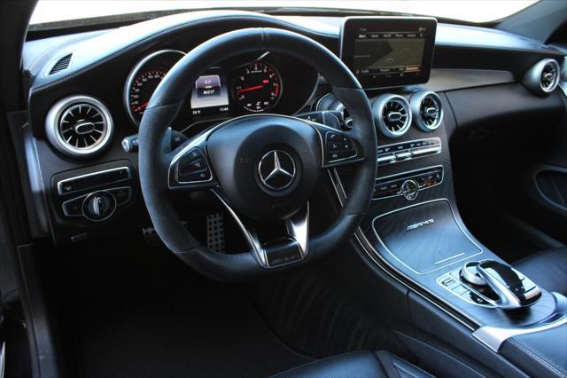 used 2017 Mercedes-Benz AMG C 63 car, priced at $38,991