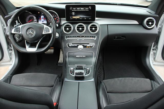 used 2018 Mercedes-Benz AMG C 63 car, priced at $39,991