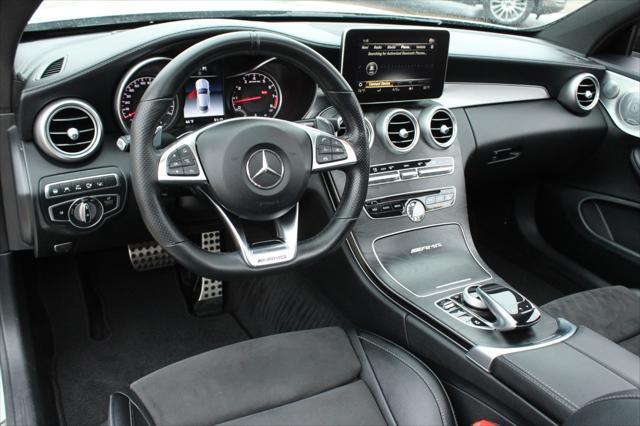 used 2018 Mercedes-Benz AMG C 63 car, priced at $39,991