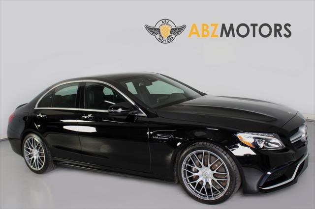 used 2017 Mercedes-Benz AMG C 63 car, priced at $47,991