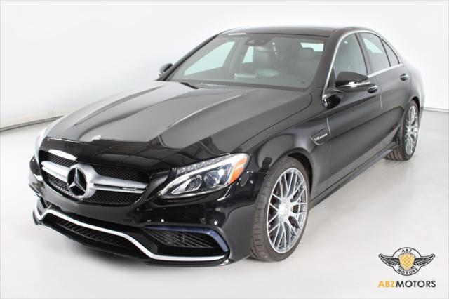 used 2017 Mercedes-Benz AMG C 63 car, priced at $47,991