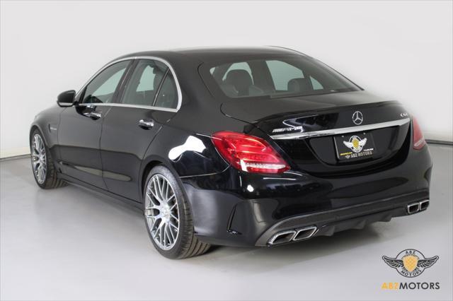 used 2017 Mercedes-Benz AMG C 63 car, priced at $47,991