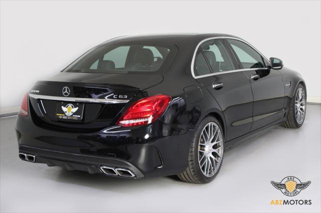 used 2017 Mercedes-Benz AMG C 63 car, priced at $47,991