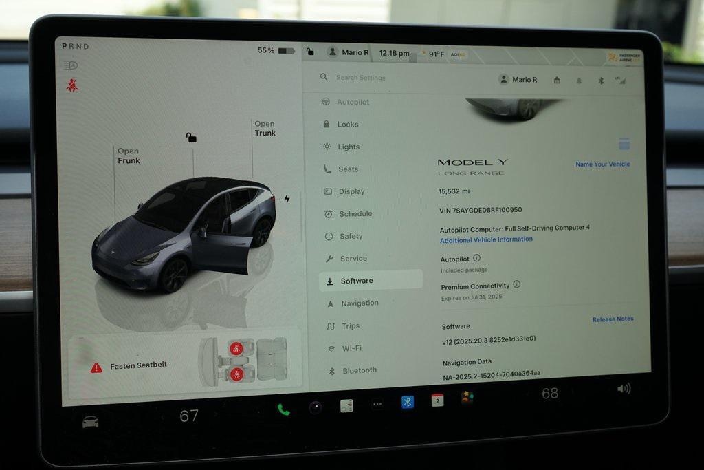 used 2024 Tesla Model Y car, priced at $33,491