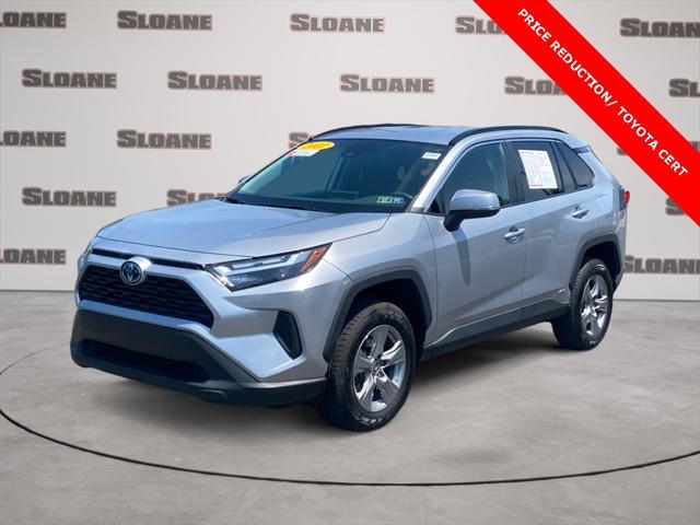 used 2022 Toyota RAV4 Hybrid car, priced at $29,882