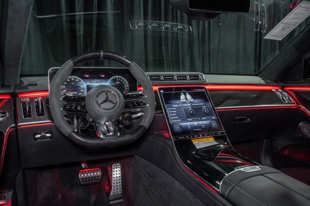 new 2025 Mercedes-Benz AMG S 63 E car, priced at $206,455