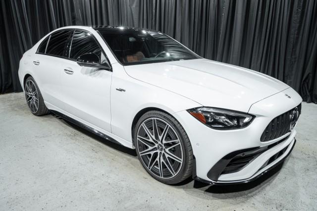 used 2023 Mercedes-Benz AMG C 43 car, priced at $56,990