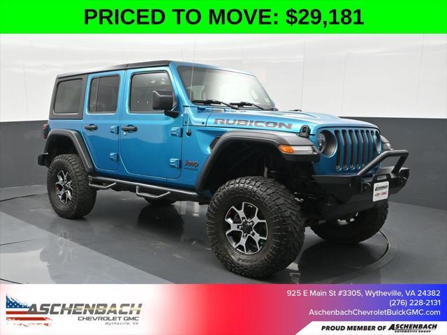 used 2019 Jeep Wrangler Unlimited car, priced at $29,181