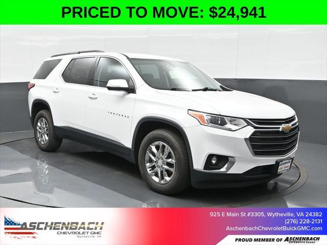 used 2021 Chevrolet Traverse car, priced at $25,533