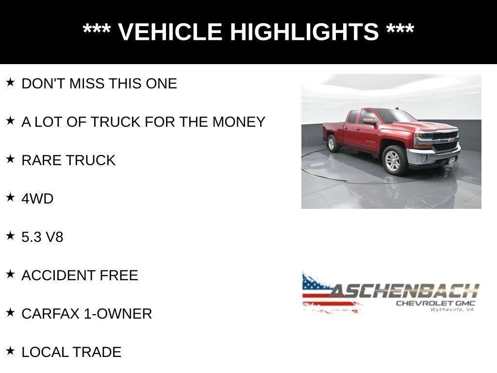 used 2018 Chevrolet Silverado 1500 car, priced at $23,344
