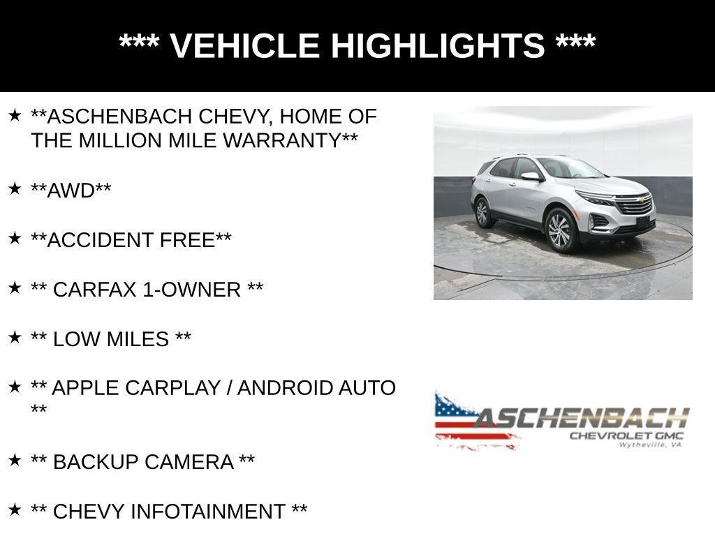 used 2022 Chevrolet Equinox car, priced at $27,488