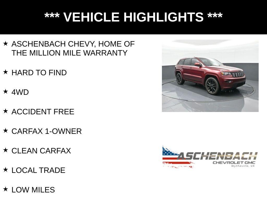 used 2021 Jeep Grand Cherokee car, priced at $25,846