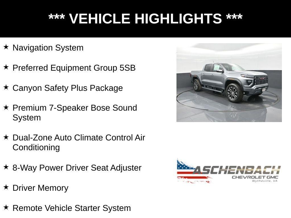 new 2025 GMC Canyon car, priced at $55,739
