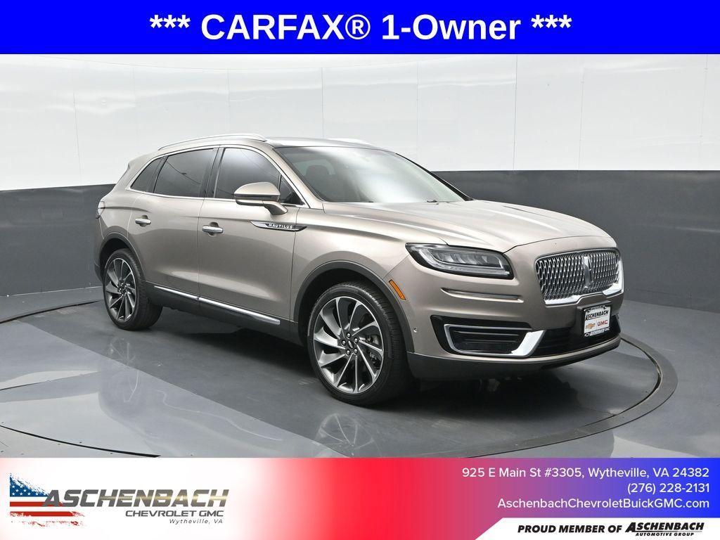 used 2020 Lincoln Nautilus car, priced at $27,498