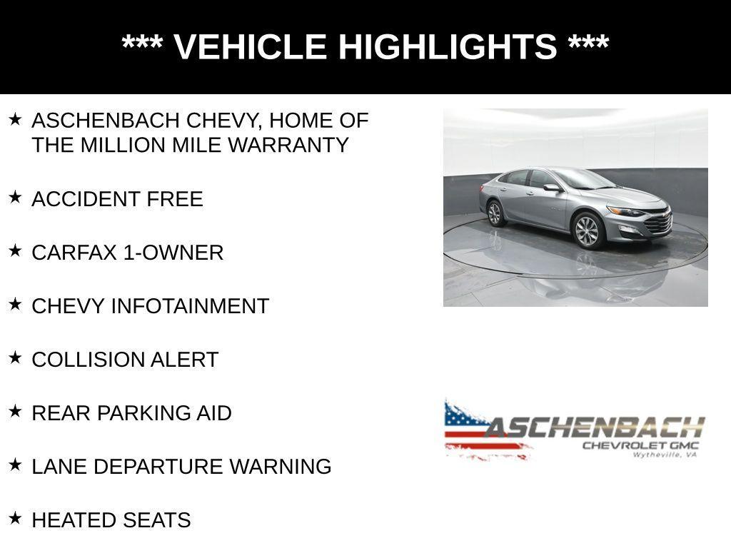 used 2023 Chevrolet Malibu car, priced at $20,790