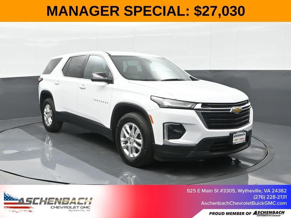 used 2022 Chevrolet Traverse car, priced at $27,030