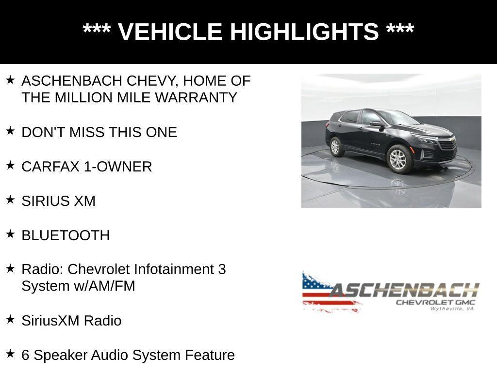 used 2022 Chevrolet Equinox car, priced at $21,170