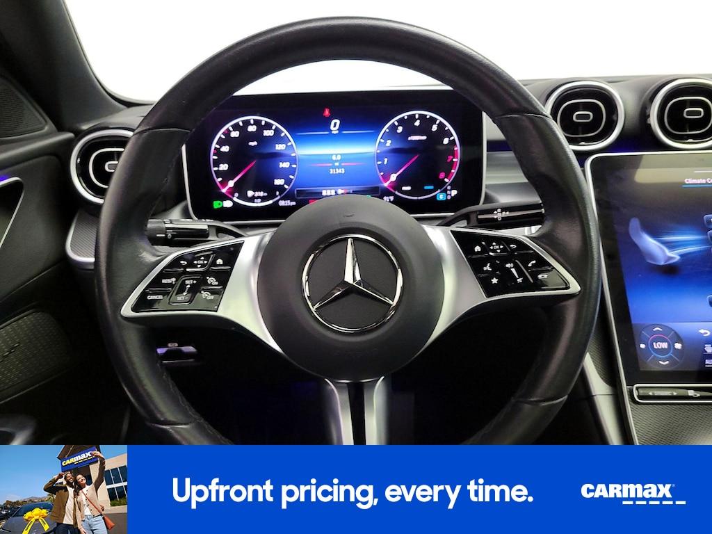 used 2024 Mercedes-Benz C-Class car, priced at $34,998