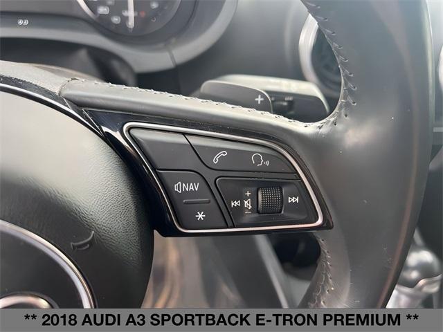 used 2018 Audi A3 e-tron car, priced at $15,999
