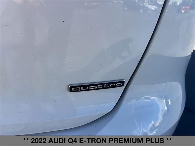 used 2022 Audi Q4 e-tron car, priced at $26,499