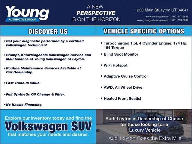 new 2025 Volkswagen Taos car, priced at $29,999